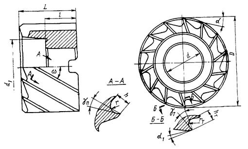 Фото 1 товара Фреза торцевая насадная 63х40 Z=14 Р6М5