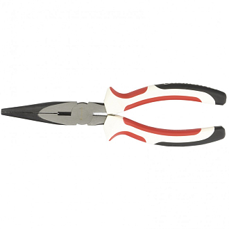 Длинногубцы прямые Premium, 200 мм, трехкомпонентные рукоятки Matrix - фото 1