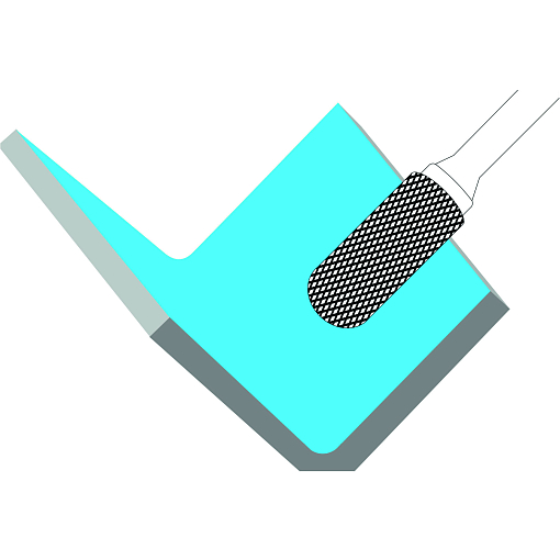 Фото 4 товара Борфреза сфероцилиндрическая тип С1 6х16х6х45 R3 спиральная насечка, цельная