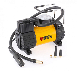Компрессор автомобильный AC-37, 12 В, 7 атм, 37 л/мин, автомобильный предохранитель Denzel - фото 1