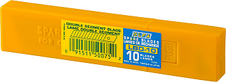 OLFA 18 мм, 10 шт., Лезвия сегментированные OL-LBD-10 - фото 2