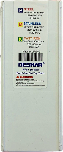 Фото 6 товара 22IR 4.5 ISO LDA резьбовая пластина Deskar