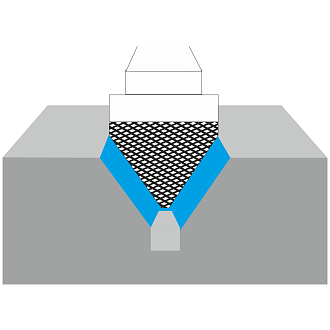 Борфреза коническая угол 60° тип J 8х7х6х55 спиральная насечка арт. J08 07М06 Sekira - фото 5