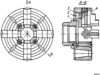 Патрон токарный 400мм 4-х кулачковый (K72-400) - фото 2