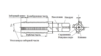 Метчик м/р 6х1,0х15х80 скв. Р6М5К5 Sekira - фото 2
