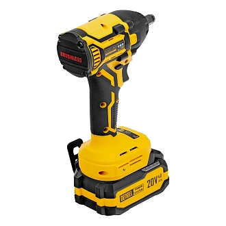 Гайковерт ударный аккумуляторный бесщет. CIWH-BL-20-350, Li-Ion, 20 В, Denzel - фото 2