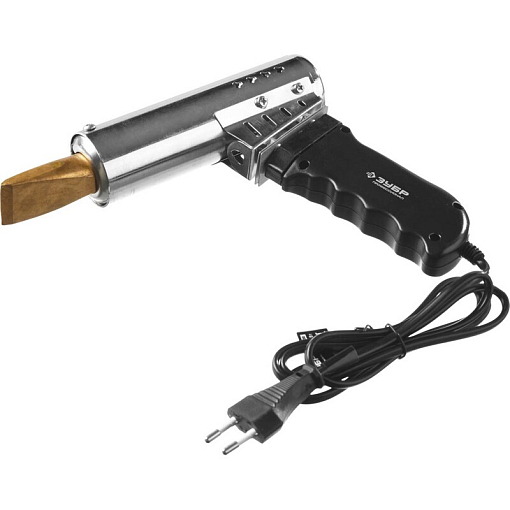 Фото 0 товара Паяльник высокомощный с пластмассовой рукояткой, серия ПРОФЕССИОНАЛ Зубр 55302500