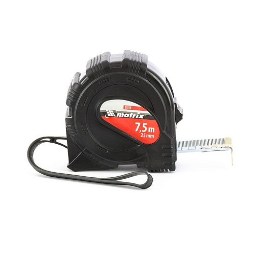 Фото 0 товара Рулетка Black, 7,5 м х 25 мм, обрез. корпус Matrix