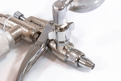 Фото 5 товара Краскораспылитель пневм. для финишных работ с верх. бачком V 0,1 л, сопло D 0,5 мм Matrix