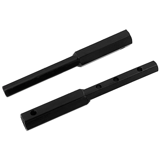 Удлинители осей шест. 23 мм / шест. 23 мм, длина 270 мм, комплект 2 шт Denzel - фото 1