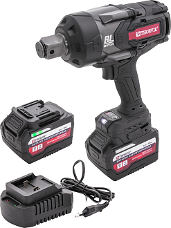 Гайковерт ударный аккумуляторный бесщёточный 1"DR, 21В, 2400 Нм, THORVIK - фото 5