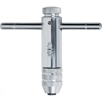 Вороток для метчиков М3-М8, хромированный, с трещоткой Matrix - фото 1