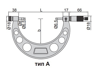 Микрометр МК-150, 0-150мм, 0.01мм, INSIZE - фото 2