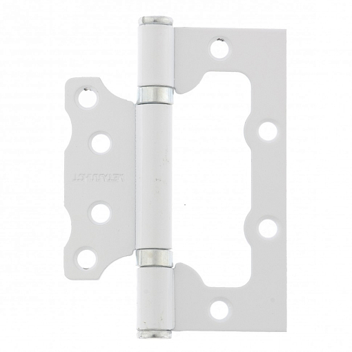 Фото 0 товара Петля накладная ПНУ-100, белая, 4 шт, (Металлист) Россия