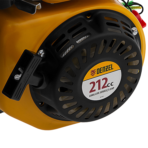 Фото 9 товара Двигатель бензиновый RX-17S, 7 л.с., 212 см3, горизонтальный вал шлиц 25 мм Denzel