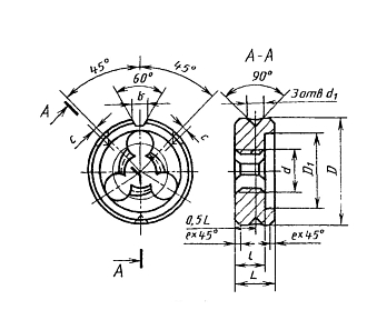Плашка М 3,0х0,5 Р6М5К5 Sekira - фото 2
