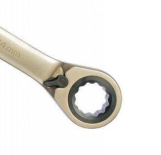 Ключ комб. трещоточный 9мм с переключателем - фото 2