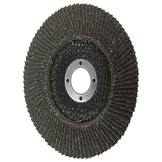 Круг лепестковый торцевой КЛТ1 125х22 Р24 (200/10) Bohrer - фото 2