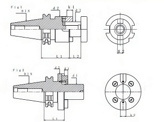 DIN69871.A40-FMB22-45 оправка для торц. фрез Zegyo - фото 2