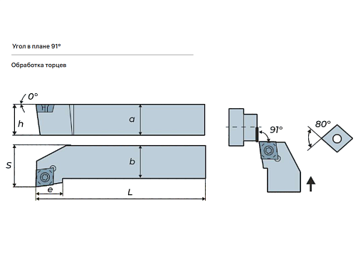 Фото 1 товара SCFCR1616H09 державка для наружного точения Deskar