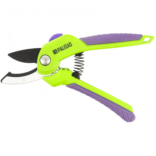 Фото 1 товара Секатор с наковальней, 210 мм, шестеренный привод, двухкомпонентные рукоятки Palisad