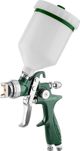 Фото 0 товара Краскопульт пневматический с верхним бачком KRAFTOOL AIRKRAFT 06522-1.4 Pro сопло 1,4 мм