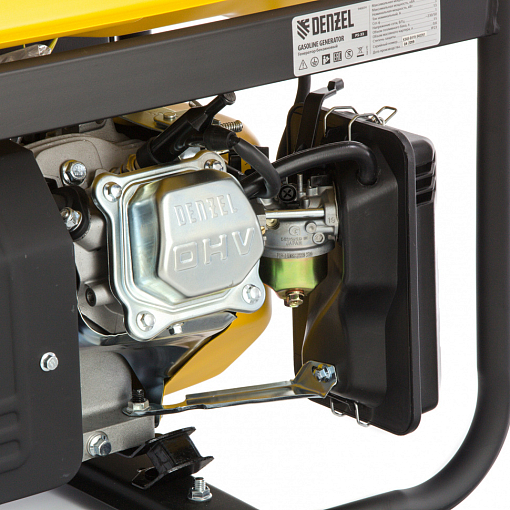 Фото 6 товара Генератор бензиновый PS 33, 3.3 кВт, 230 В, 15 л, ручной стартер Denzel