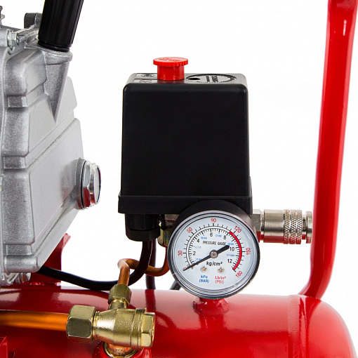 Фото 9 товара Компрессор воздушный DC1500L/24, 1,5 кВт, 24 л, 210 л/мин MTX