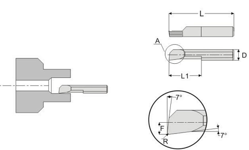 Фото 2 товара MNR 4 R0.1 L22 минирезец Deskar