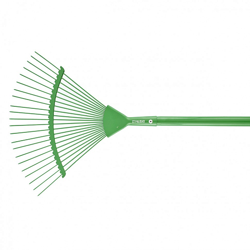 Фото 0 товара Грабли веерные стальные, 410х1500 мм, 22 круглых зуба, эмалир., стальной черенок Palisad
