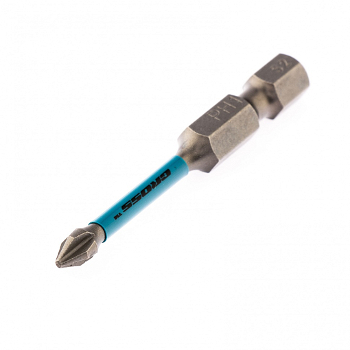 Фото 1 товара Набор бит торсионных PH1 x 50 мм, для ударных шуруповертов, 2 шт. Gross