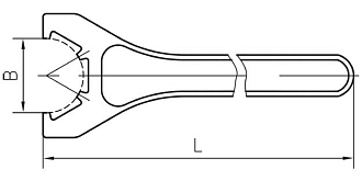 SPANNER-ER50-S ZY-20016 гаечный ключ Zegyo - фото 2