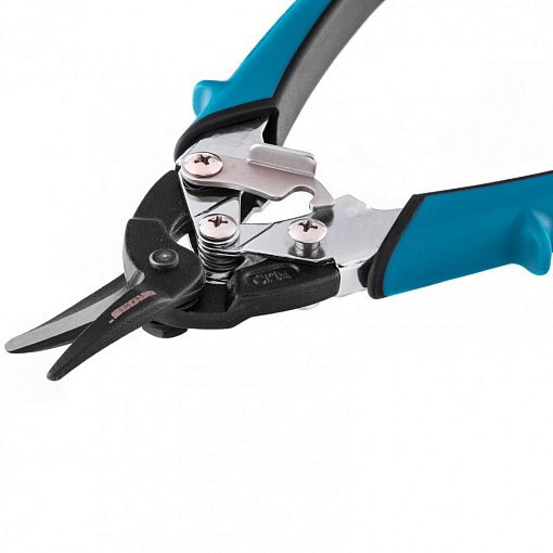 Фото 1 товара Ножницы по мет. "Piranha", 190 мм, прямой рез, сталь СrM, двухкомпонентные рукоятки Gross