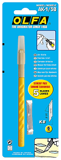 OLFA 6 мм, Нож с перовым лезвием OL-AK-1/5B - фото 5