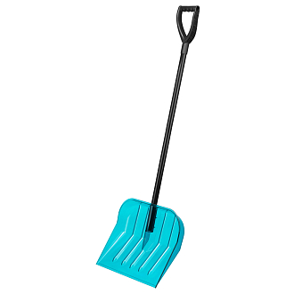 Лопата для уборки снега поликарбонат, 460 x 400 x 1430 мм, алюминиевый черенок, Luxe, Palisad - фото 1