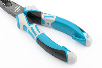 Длинногубцы прямые 170 мм, трехкомпонентные рукоятки Gross - фото 3