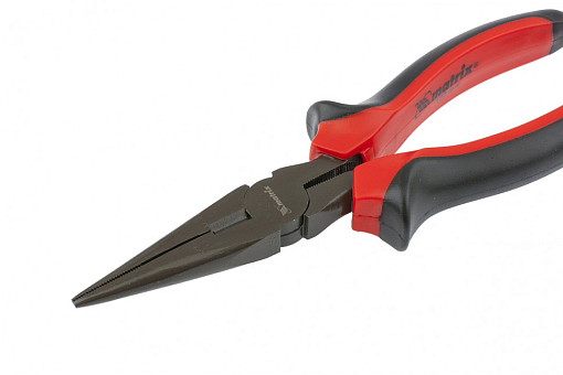 Фото 2 товара Длинногубцы прямые Black Nickel, 160 мм, двухкомпонентные рукоятки Matrix