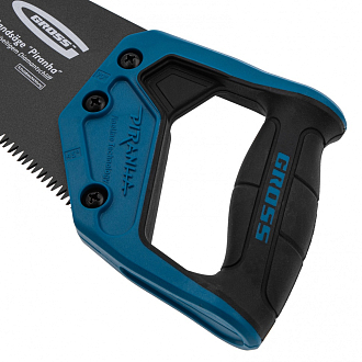 Ножовка по дереву "PIRANHA", 300 мм, 7 TPI, 3D-зуб, тефлоновое покрытие полотна, двухкомпонентная рукоятка Gross - фото 3