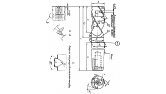 Фреза концевая 50,0х75х233 z=4 к/х Р18 КМ5 обдирочная - фото 2