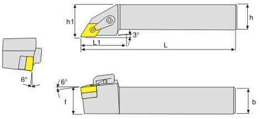 Фото 3 товара MDJNR2020K1504 державка для наружного точения Deskar