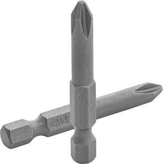 Бита 1/4" крест, PH#2, 50 мм S2 материал, Jonnesway - фото 1