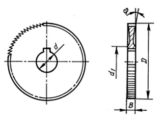 Фреза отрезная 160х2,0х32 тип 2 средний зуб Р6М5 Sekira - фото 2