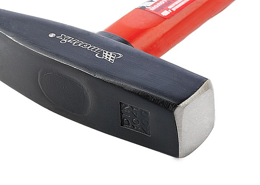 Фото 2 товара Молоток слесарный, 400 г, фибергласовая обрезин. рукоятка Matrix