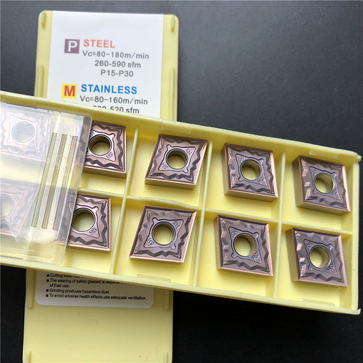 Фото 9 товара CNMG120404 HS LF6018 токарная пластина Deskar