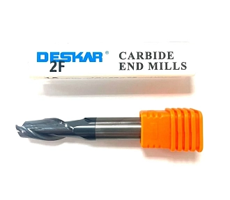 Фреза твердосплавная концевая 7х8х18х60 z=2 TiALN Deskar - фото 2