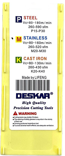 Фото 5 товара CNMG120408 MS LF6018 токарная пластина Deskar