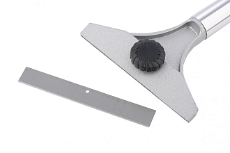 Скребок, 100 мм, фиксированное лезвие, мет. обрезин. ручка Matrix Master - фото 2