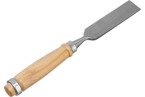 Фото 1 товара Набор стамесок, 6-12-18-24 мм, плоские, деревянные рукоятки Sparta