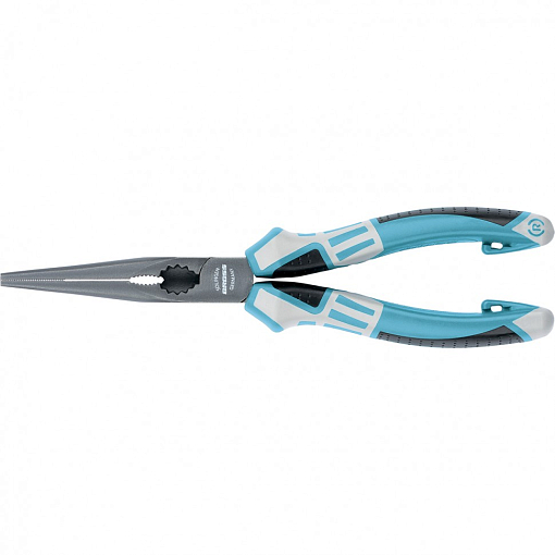 Фото 0 товара Длинногубцы прямые 205 мм, трехкомпонентные рукоятки Gross