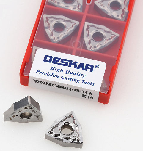 Фото 2 товара WNMG080404 HA K10 токарная пластина Deskar